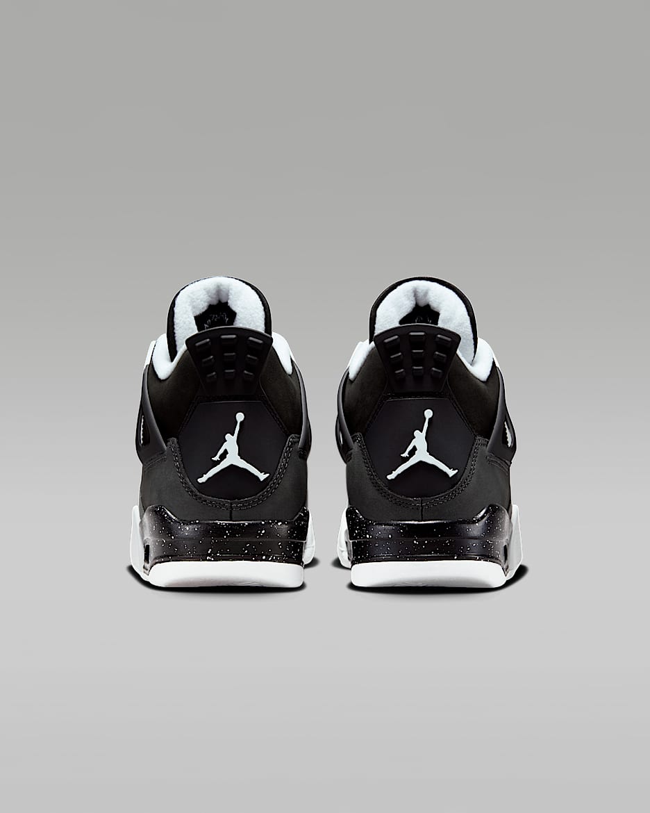 Air Jordan 4 Retro Fear Big Kids Shoes. Nike